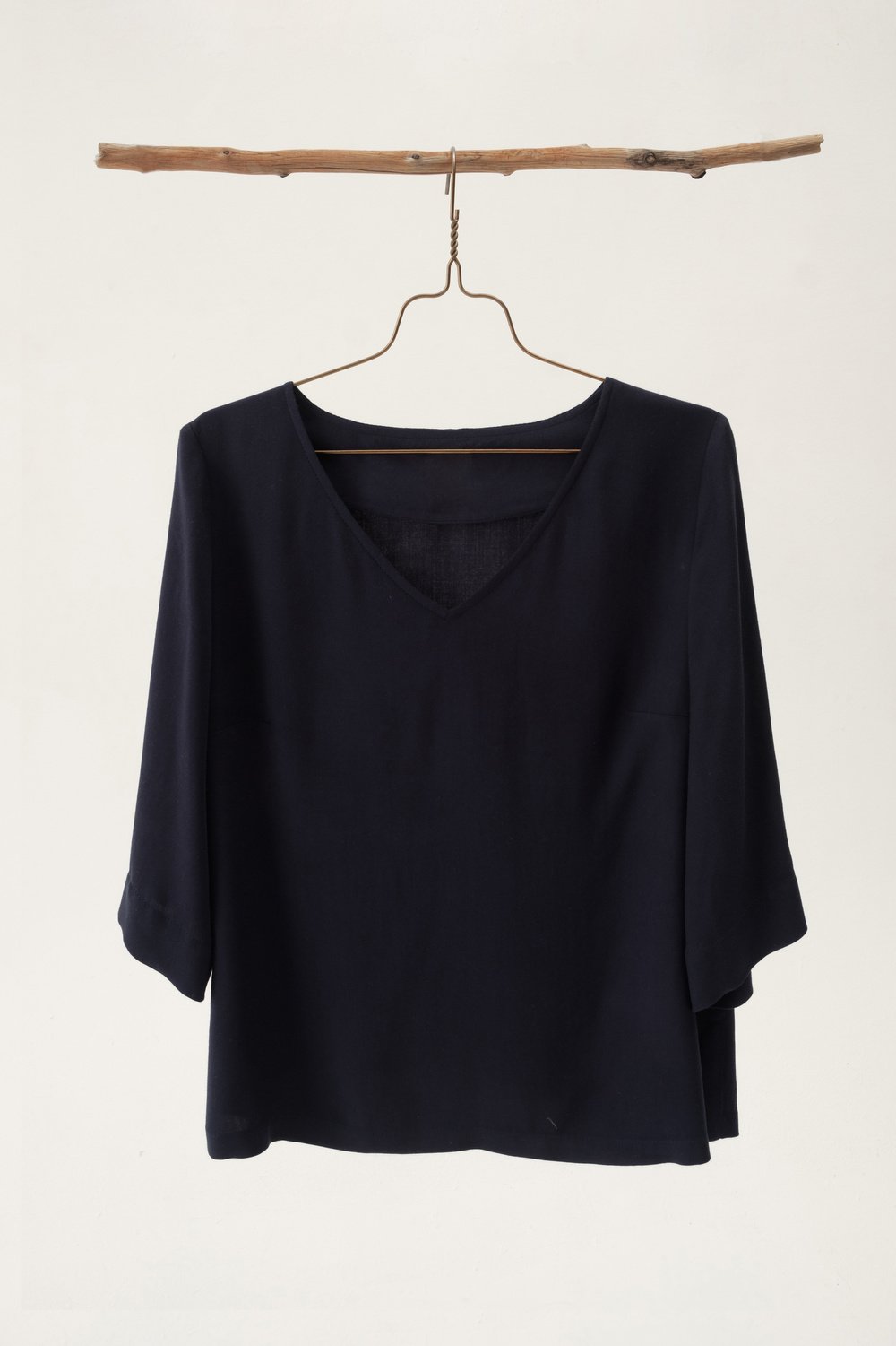 Black Blouse on Hanger