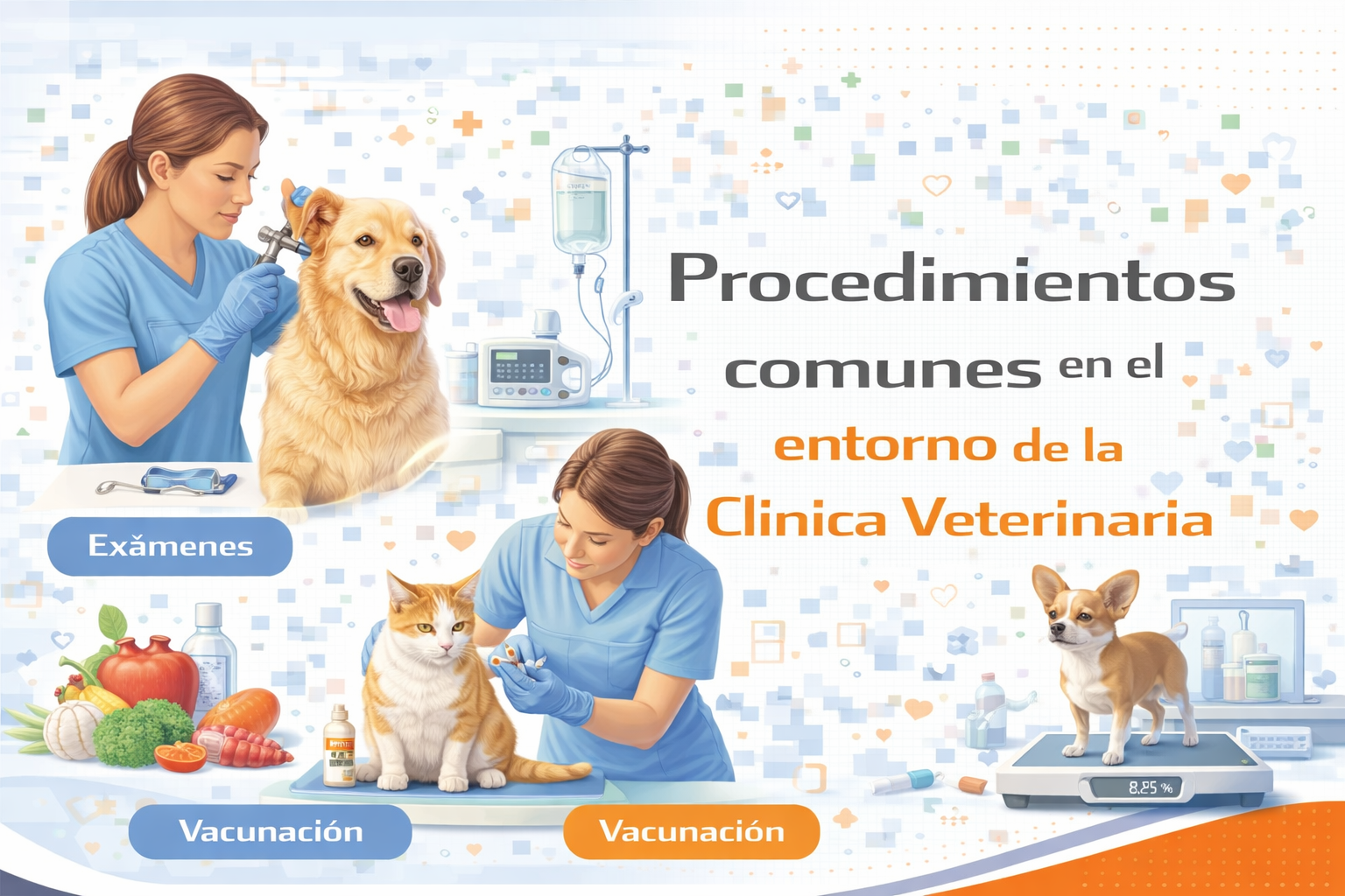 Procedimientos comunes en el entorno de la Clinica Veterinaria